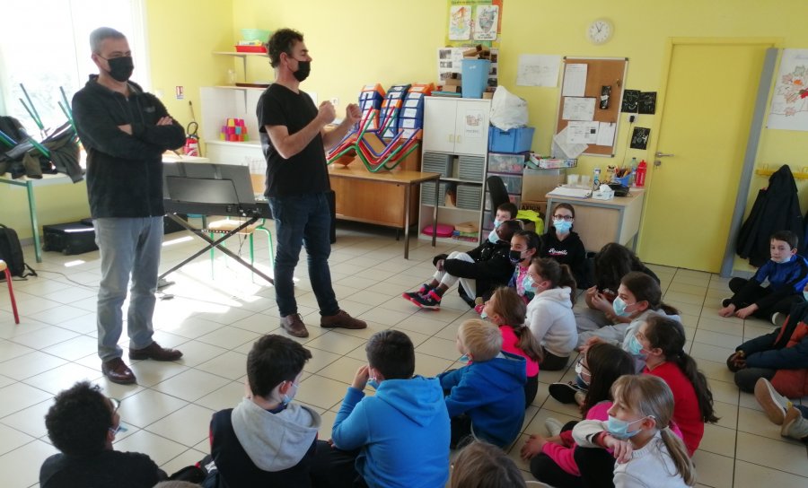 Photo Mon concert en classe en région Pays de la Loire