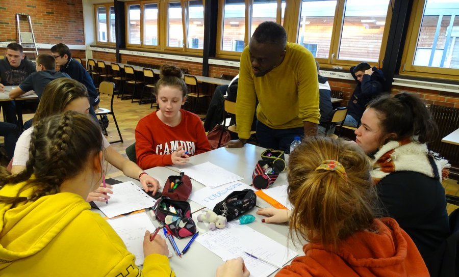 Photo Musiques actuelles au Lycée (MAL) avec José Shungu (BFC)