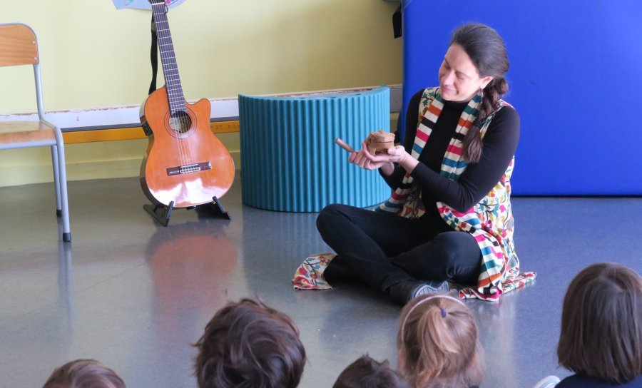 Mon concert en classe avec Christine Audat (Ile-de-France)