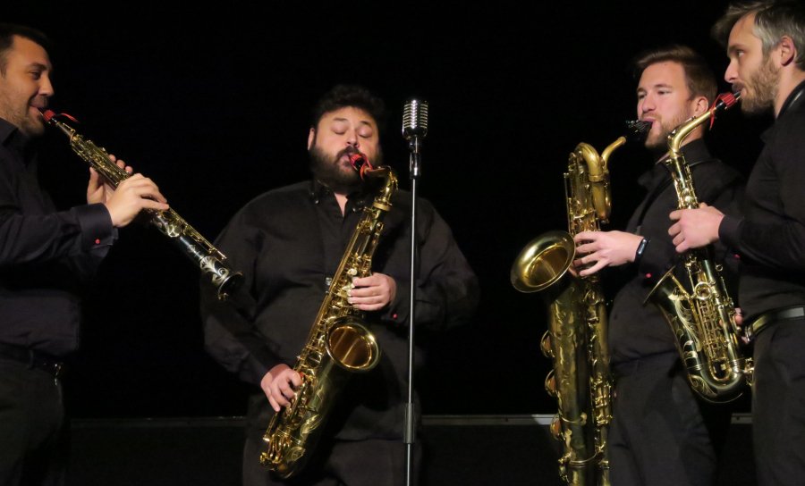 Quatuor Morphing de saxophones à l'audition 2021 en Île-de-France