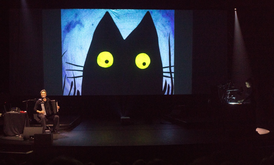 Ciné-concert Griff et les Fabuloptères, histoire dessinée de Griff le chat