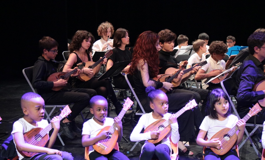 Répétition en vue du concert de restitution © DR