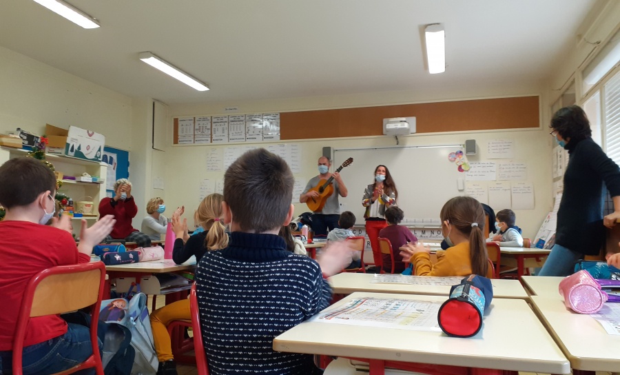 Résidence d'action culturelle à Vic-Feznsac © DR