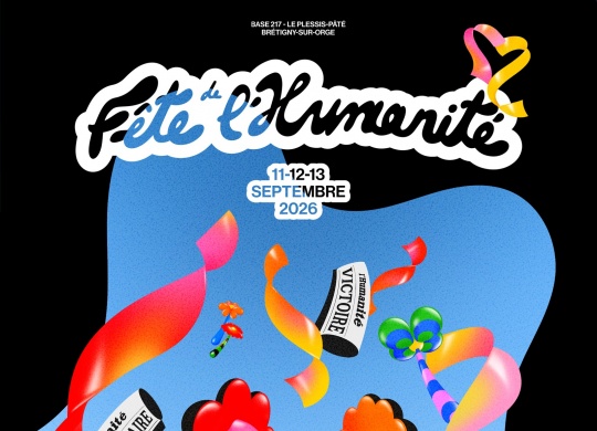 Fête de l'Humanité - affiche de l'édition 2026 ©DR