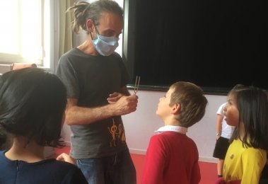 Intervention d'artiste dans les écoles © JM France