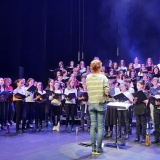 Restitution sur scène du projet Zima dans la Loire © DR